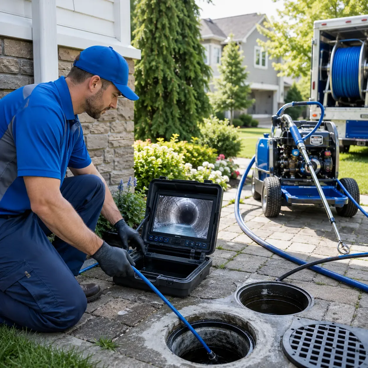 Outdoor drain cleaning professionals serving Hoboken, NJ